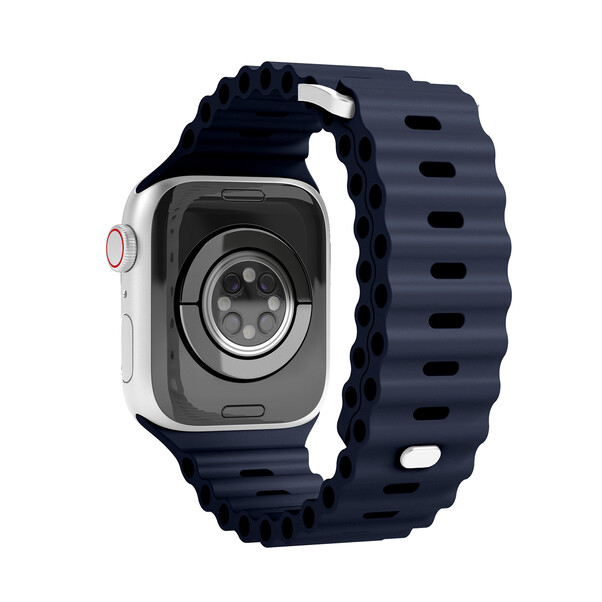 Sie sehen das Produktbild 04 von Vonmählen Wave-Armband für Apple Watch 42/44/45/49 mm, blau Vonmählen Wave-Armband für Apple Watch 42/44/45/49 mm, blau