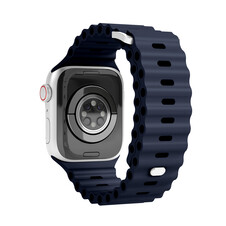 Sie sehen das Produktbild 04 von Vonmählen Wave-Armband für Apple Watch 42/44/45/49 mm, blau Vonmählen Wave-Armband für Apple Watch 42/44/45/49 mm, blau