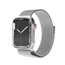 Vonmählen Milanesearmband für Apple Watch 42/44/45/49 mm, silber