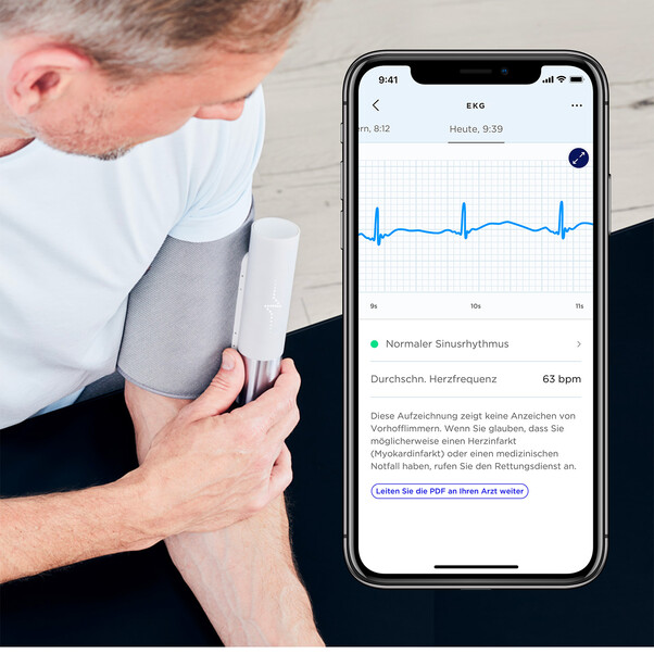 Withings Blutdruckmessgerät BPM Core, grau