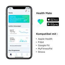 Withings Body WLAN-Körperwaage, schwarz