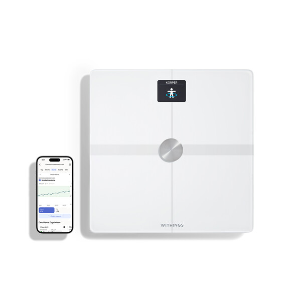 Sie sehen das Produktbild 02 von Withings Body SMART WLAN- Körperwaage, weiß Withings Body SMART WLAN- Körperwaage, weiß