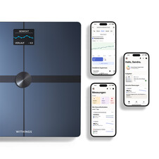 Withings Body SMART WLAN- Körperwaage, schwarz