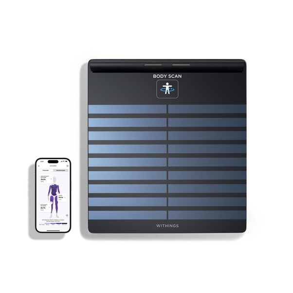 Sie sehen das Produktbild 02 von Withings Body Scan vernetzte Gesundheitsstation, schwarz Withings Body Scan vernetzte Gesundheitsstation, schwarz