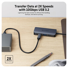 Hyper - HyperDrive Next 4-Port-USB-C-Hub, mitternachtblau