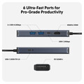 Hyper - HyperDrive Next 6-Port-USB-C-Hub, mitternachtblau