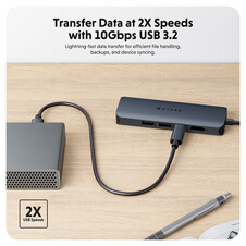 Hyper - HyperDrive Next 6-Port-USB-C-Hub, mitternachtblau
