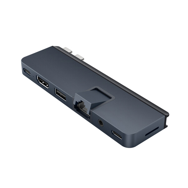 Hyper - HyperDrive DUO PRO 7-in-2 USB-C Hub, mitternachtsblau