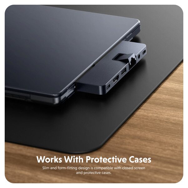 Hyper - HyperDrive DUO PRO 7-in-2 USB-C Hub, mitternachtsblau