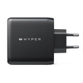 Sie sehen das Produktbild 02 von Hyper - HyperJuice 100W USB-C GaN Ladegerät (EU Stecker), schwarz BULK> Hyper - HyperJuice 100W USB-C GaN Ladegerät (EU Stecker), schwarz BULK>