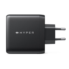 Sie sehen das Produktbild 02 von Hyper - HyperJuice 100W USB-C GaN Ladegerät (EU Stecker), schwarz BULK> Hyper - HyperJuice 100W USB-C GaN Ladegerät (EU Stecker), schwarz BULK>