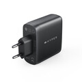 Sie sehen das Produktbild 04 von Hyper - HyperJuice 100W USB-C GaN Ladegerät (EU Stecker), schwarz BULK> Hyper - HyperJuice 100W USB-C GaN Ladegerät (EU Stecker), schwarz BULK>