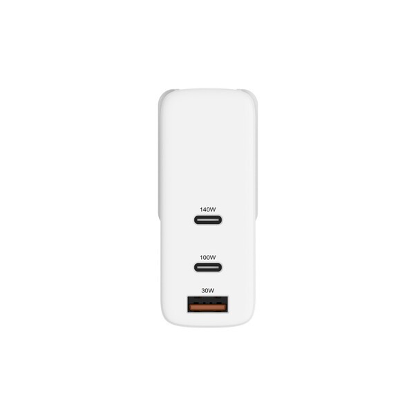 Hyper- HyperJuice GaN 140W USB-C Ladegerät mit Reiseadapter