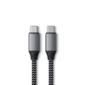 Sie sehen das Produktbild 02 von Satechi Type-C zu Type-C Kabel 25 cm, space grau Satechi Type-C zu Type-C Kabel 25 cm, space grau