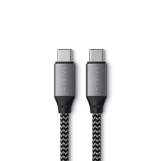 Sie sehen das Produktbild 02 von Satechi Type-C zu Type-C Kabel 25 cm, space grau Satechi Type-C zu Type-C Kabel 25 cm, space grau