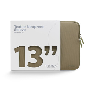 Trunk Textile Neopren Sleeve gerippt für MacBook Air/MacBook Pro 13&amp;quot;, grün