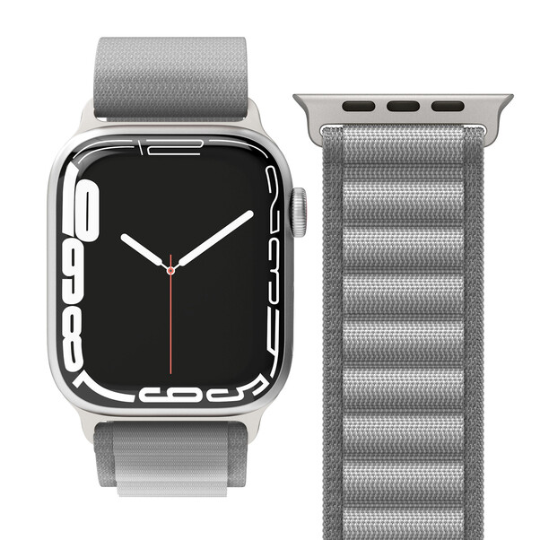 Sie sehen das Produktbild 03 von Vonmählen Action Loop One für Apple Watch 42/44/45/49 mm, hellgrau Vonmählen Action Loop One für Apple Watch 42/44/45/49 mm, hellgrau
