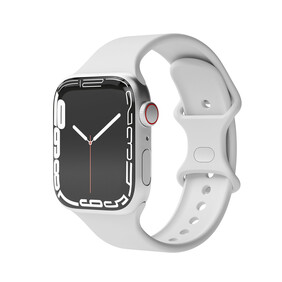 Vonmählen Silikon Loop One für Apple Watch 38/40/41 mm, hellgrau