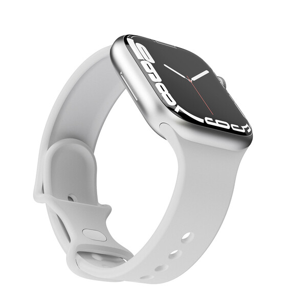 Sie sehen das Produktbild 04 von Vonmählen Silikon Loop One für Apple Watch 42/44/45/49 mm, hellgrau Vonmählen Silikon Loop One für Apple Watch 42/44/45/49 mm, hellgrau