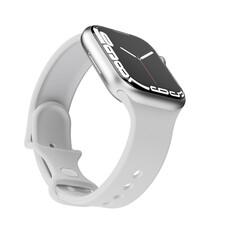 Sie sehen das Produktbild 04 von Vonmählen Silikon Loop One für Apple Watch 42/44/45/49 mm, hellgrau Vonmählen Silikon Loop One für Apple Watch 42/44/45/49 mm, hellgrau