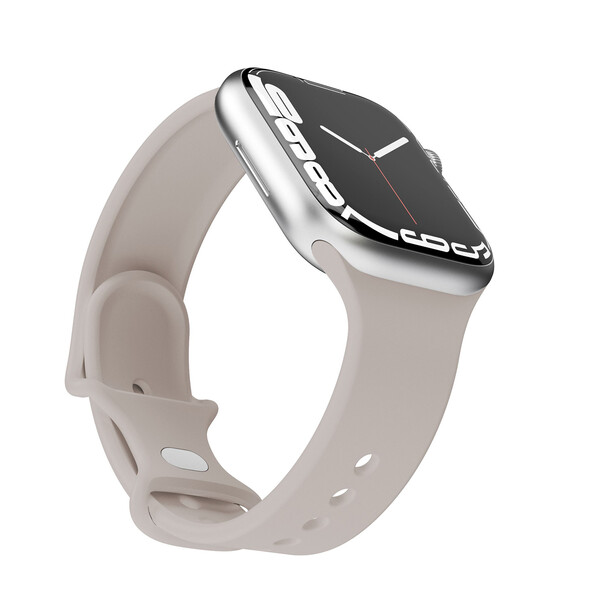 Sie sehen das Produktbild 04 von Vonmählen Silikon Loop One für Apple Watch 42/44/45/49 mm, beige Vonmählen Silikon Loop One für Apple Watch 42/44/45/49 mm, beige