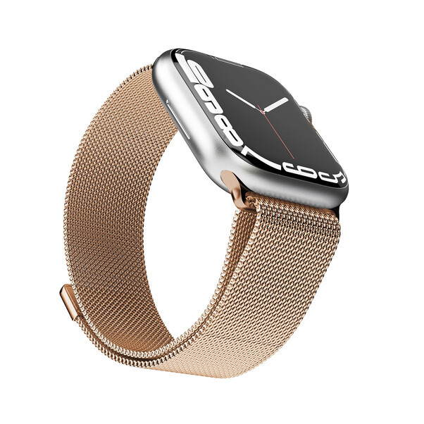 Sie sehen das Produktbild 04 von Vonmählen Milanesearmband für Apple Watch 38/40/41 mm, rose gold > Vonmählen Milanesearmband für Apple Watch 38/40/41 mm, rose gold >