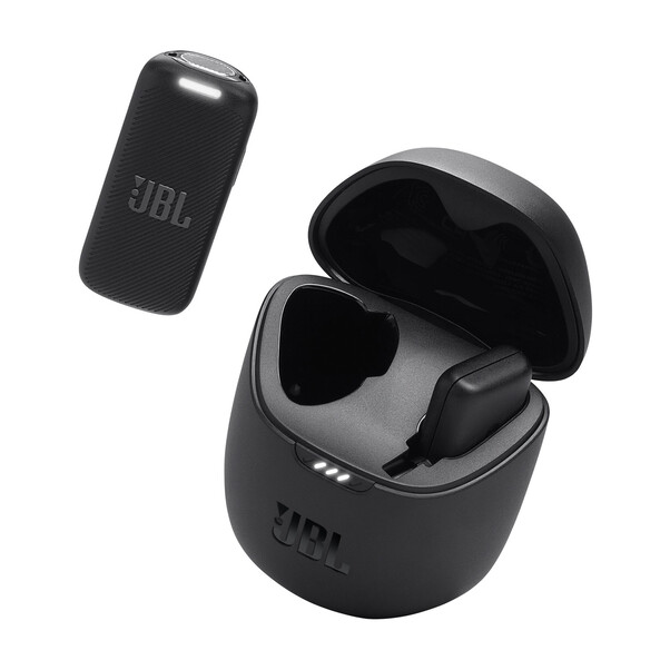 Sie sehen das Produktbild 02 von JBL Quantum Stream tragbares, kabelloses Streaming-Mikrofon, USB-C, schwarz JBL Quantum Stream tragbares, kabelloses Streaming-Mikrofon, USB-C, schwarz