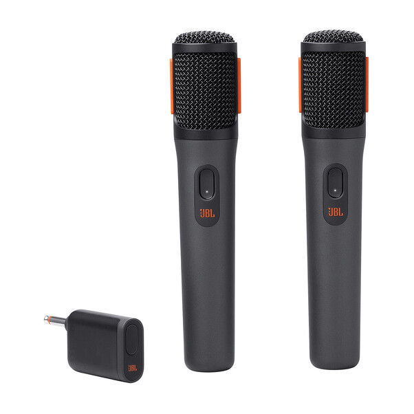 Sie sehen das Produktbild 01 von JBL digitales kabelloses Mikrofon für Partybox, schwarz JBL digitales kabelloses Mikrofon für Partybox, schwarz