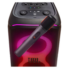 Sie sehen das Produktbild 04 von JBL digitales kabelloses Mikrofon für Partybox, schwarz JBL digitales kabelloses Mikrofon für Partybox, schwarz