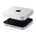 Satechi Aluminium Stand Hub für Mac mini M1/M2 mit NVMe SSD Gehäuse, silber