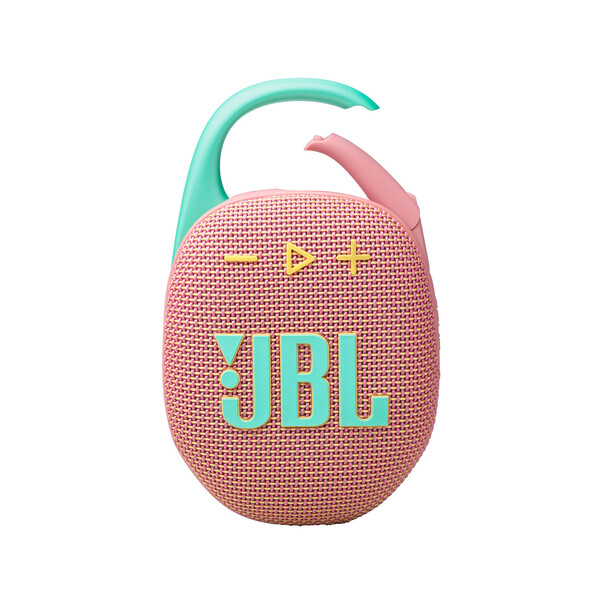 Sie sehen das Produktbild 02 von JBL Clip5, Bluetooth-Lautsprecher mit Karabinerhaken, pink JBL Clip5, Bluetooth-Lautsprecher mit Karabinerhaken, pink