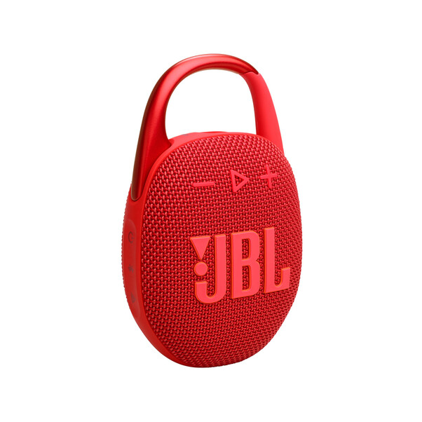 Sie sehen das Produktbild 01 von JBL Clip5, Bluetooth-Lautsprecher mit Karabinerhaken, rot JBL Clip5, Bluetooth-Lautsprecher mit Karabinerhaken, rot