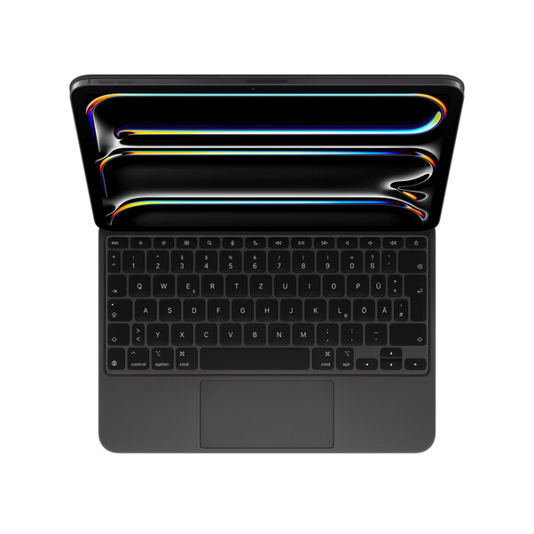 Sie sehen das Produktbild 02 von Magic Keyboard für 11" iPad Pro (M4) - Deutsch - Schwarz Magic Keyboard für 11" iPad Pro (M4) - Deutsch - Schwarz