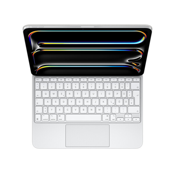 Magic Keyboard für 11" iPad Pro (M4) - Deutsch - Weiß