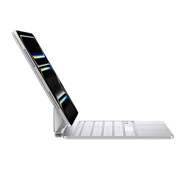 Sie sehen das Produktbild 09 von Magic Keyboard für 13" iPad Pro (M4) - Deutsch - Weiß Magic Keyboard für 13" iPad Pro (M4) - Deutsch - Weiß