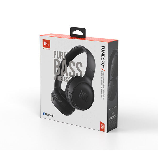 Sie sehen das Produktbild 07 von JBL TUNE570BT, On-Ear Bluetooth Kopfhörer, schwarz JBL TUNE570BT, On-Ear Bluetooth Kopfhörer, schwarz