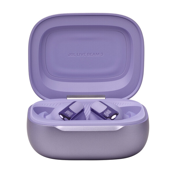 JBL Live Beam 3, kabelloser In-Ear Kopfhörer, lila