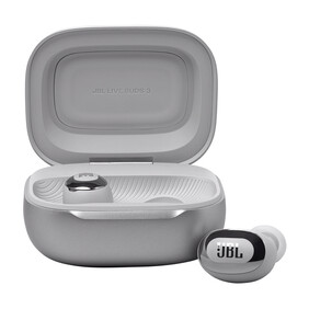 JBL Live Buds 3, kabelloser In-Ear Kopfhörer, silber