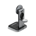Sie sehen das Produktbild 02 von Satechi 3-in-1 Foldable Qi2 Wireless Charging Stand, schwarz Satechi 3-in-1 Foldable Qi2 Wireless Charging Stand, schwarz