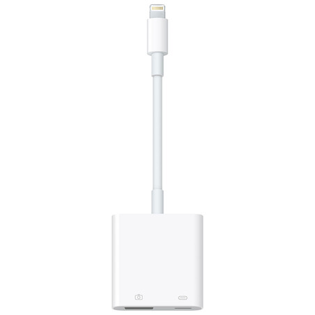 Sie sehen das Produktbild 01 von Apple Lightning auf USB 3 Kamera-Adapter Apple Lightning auf USB 3 Kamera-Adapter