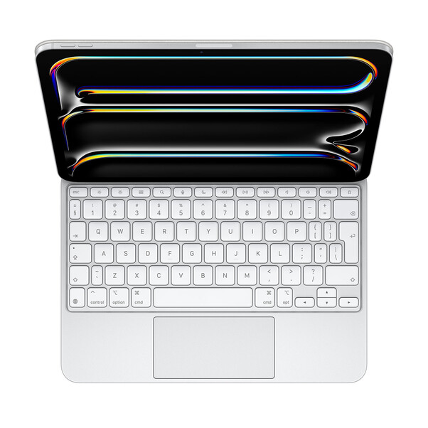 Sie sehen das Produktbild 01 von Apple Magic Keyboard für iPad Pro 11" (M4), weiss, deutsch Apple Magic Keyboard für iPad Pro 11" (M4), weiss, deutsch