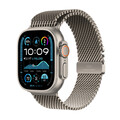 Sie sehen das Produktbild 01 von Apple Watch Ultra 2 GPS + Cellular, 49 mm Titangehäuse Natur, Milanaise Armband Titan Natur – M Apple Watch Ultra 2 GPS + Cellular, 49 mm Titangehäuse Natur, Milanaise Armband Titan Natur – M