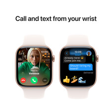 Sie sehen das Produktbild 07 von Apple Watch Series 10 GPS, Aluminium rosé, 46mm mit Sportarmband, hellrosa - M/L> Apple Watch Series 10 GPS, Aluminium rosé, 46mm mit Sportarmband, hellrosa - M/L>