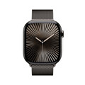 Apple Watch Series 10 GPS + Cellular, Titan schiefer, 46mm mit Milanaise-Armband, schiefer - S/M>