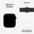 Sie sehen das Produktbild 09 von Apple Watch Series 10 GPS + Cellular, Aluminium diamantschwarz, 46mm mit Sportarmband, schwarz - S/M> Apple Watch Series 10 GPS + Cellular, Aluminium diamantschwarz, 46mm mit Sportarmband, schwarz - S/M>