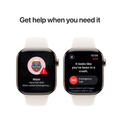 Sie sehen das Produktbild 11 von Apple Watch Series 10 GPS + Cellular, Titan gold, 46mm mit Sportarmband, polarstern - M/L> Apple Watch Series 10 GPS + Cellular, Titan gold, 46mm mit Sportarmband, polarstern - M/L>