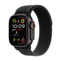 Apple Watch Ultra 2 GPS + Cellular, 49 mm Titangehäuse Schwarz, Trail Loop Schwarz – M/L