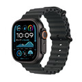 Apple Watch Ultra 2 GPS + Cellular, 49 mm Titangehäuse Schwarz, Ocean Armband Schwarz