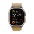 Sie sehen das Produktbild 02 von Apple Watch Ultra 2 GPS + Cellular, 49 mm Titangehäuse Natur, Alpine Loop Mandel – Medium Apple Watch Ultra 2 GPS + Cellular, 49 mm Titangehäuse Natur, Alpine Loop Mandel – Medium