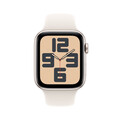 Sie sehen das Produktbild 02 von Apple Watch SE GPS, Aluminium polarstern, 44mm mit Sportarmband, polarstern - M/L> Apple Watch SE GPS, Aluminium polarstern, 44mm mit Sportarmband, polarstern - M/L>